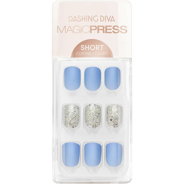 Uñas Postizas Magic Press Bubblegum Blue Dashing Diva