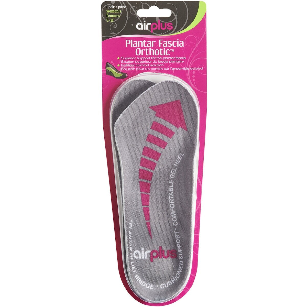 Plantillas para Fascitis Plantar Mujer Tallas 5 a 11 Airplus