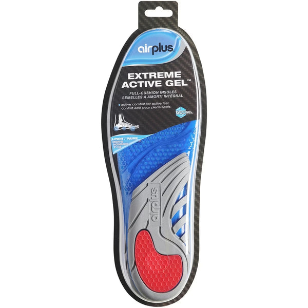 Plantillas de Gel Extreme Active para Hombre Tallas 7 a 13 Airplus