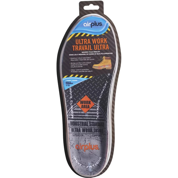 Plantillas de Espuma Viscoelástica Ultra Work para Hombre Airplus