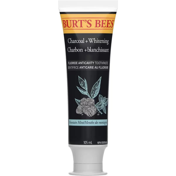 Pasta Dental con Flúor y Carbón Activado 105 ml Burt's Bees