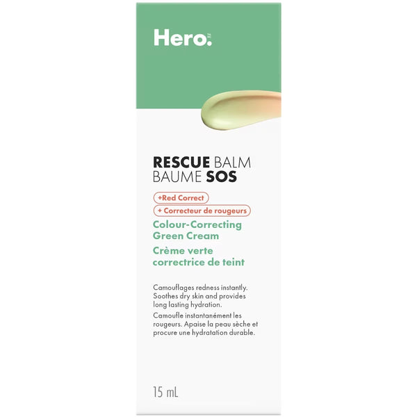 Rescue Balm Crema Verde Correctora de Color Hero Cosmetics