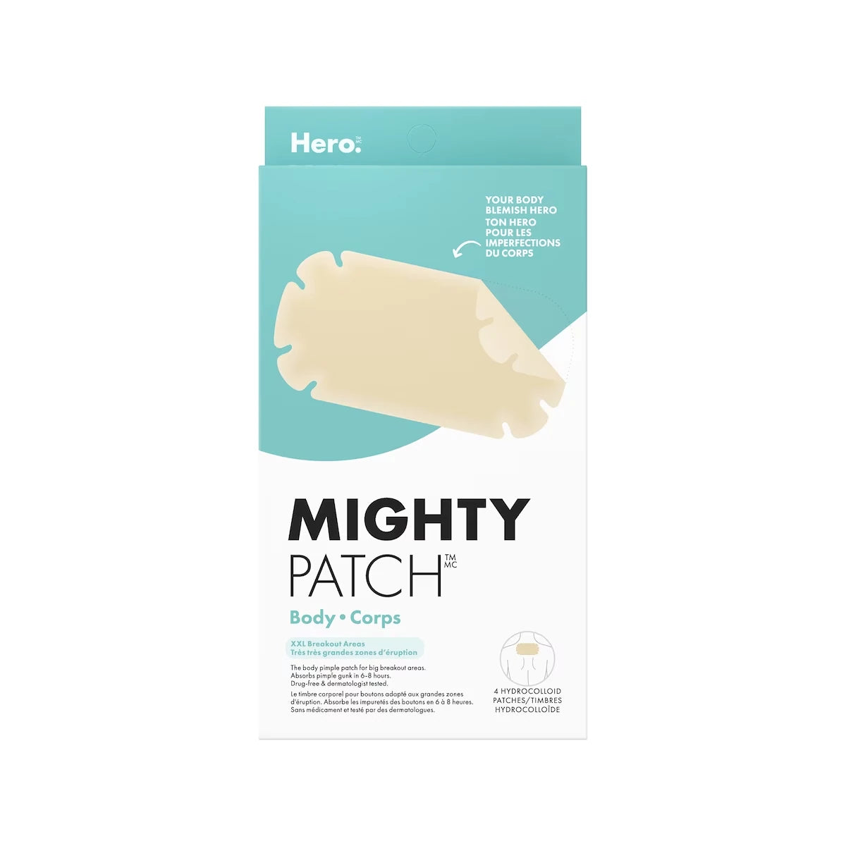 Parches para el Cuerpo Mighty Patch Hero Cosmetics