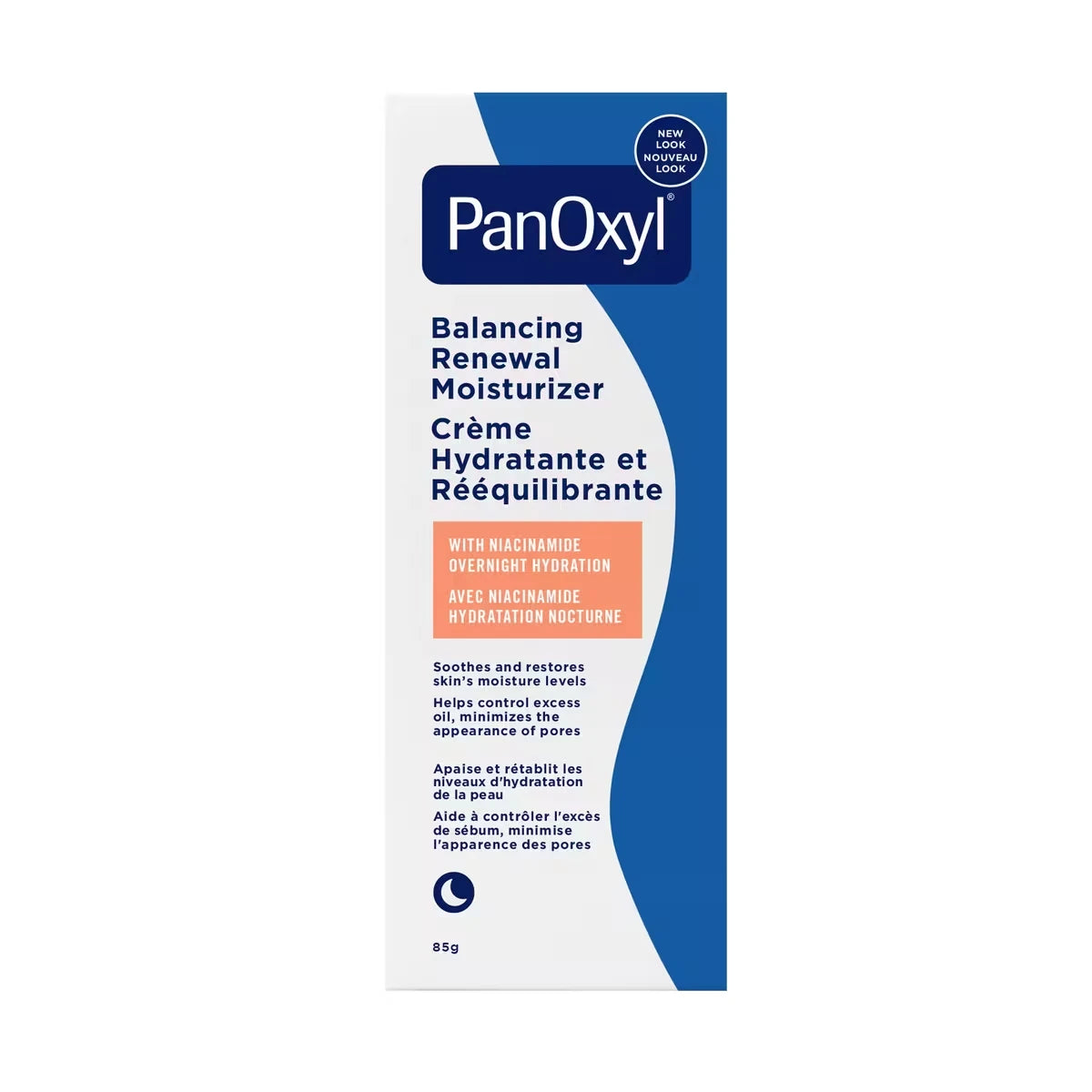 Crema Facial de Noche Hidratante PanOxyl