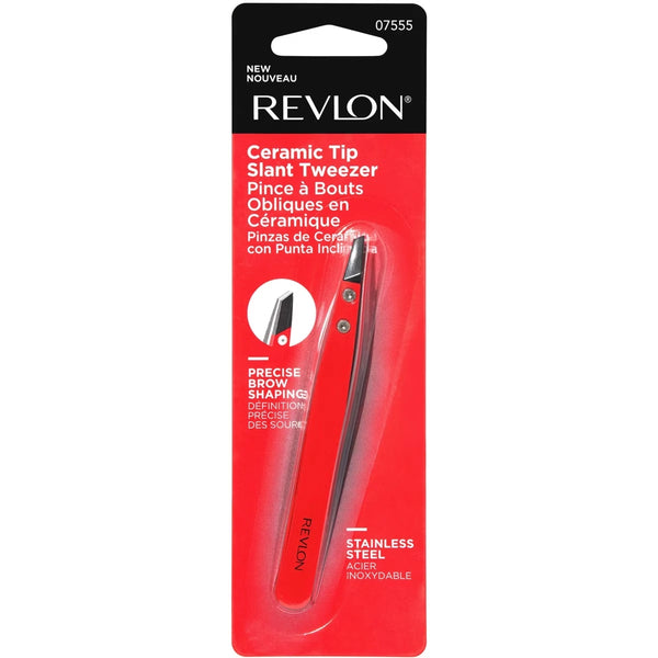 Pinza de Cejas Punta Cerámica Inclinada Revlon