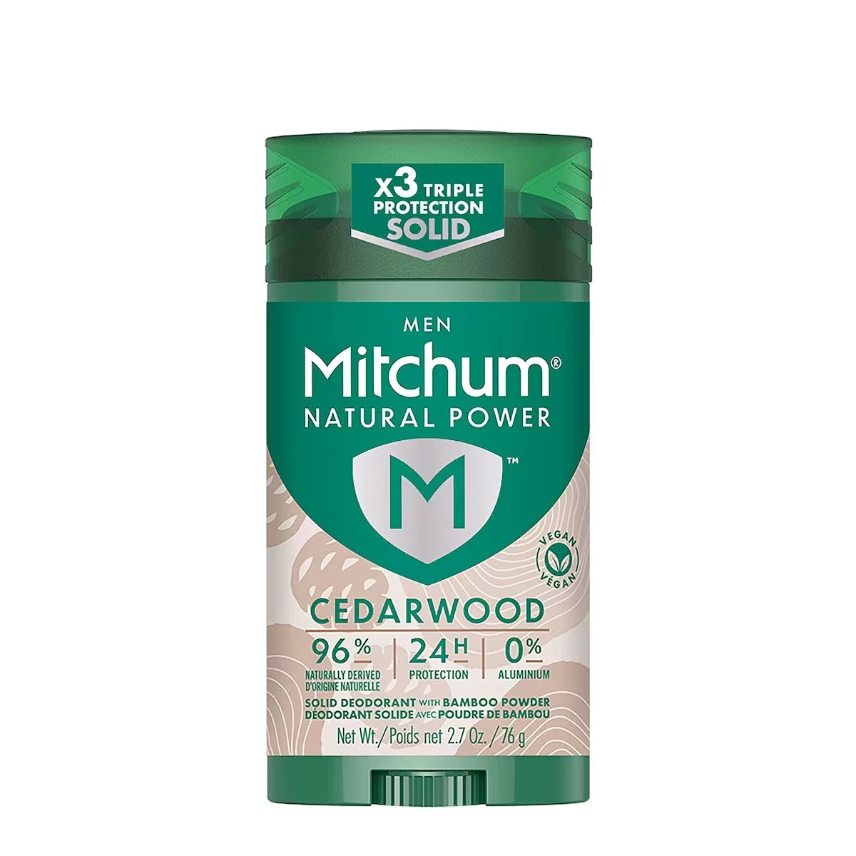 Desodorante en Barra para Hombre Natural Power Cedro Mitchum