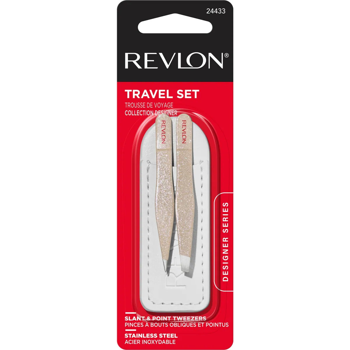 Set de Pinzas de Depilar Mini The Designer Collection Revlon
