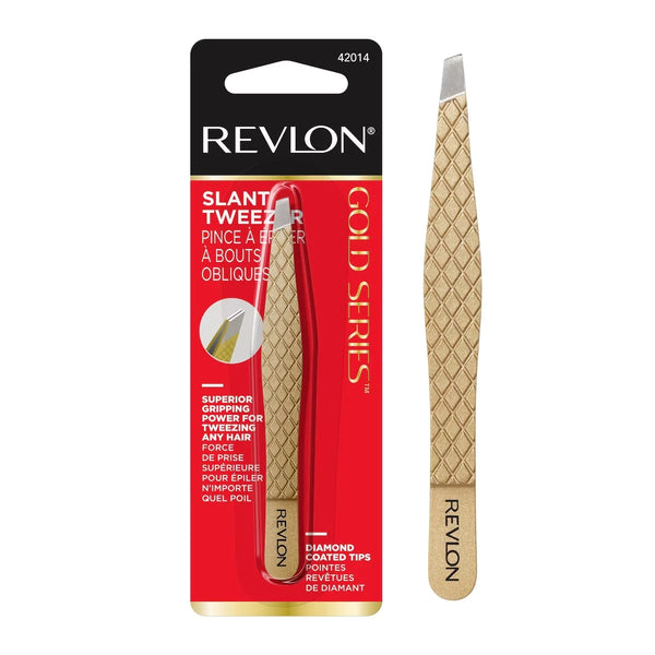 Pinza Depiladora Gold Series con Titanio Revlon