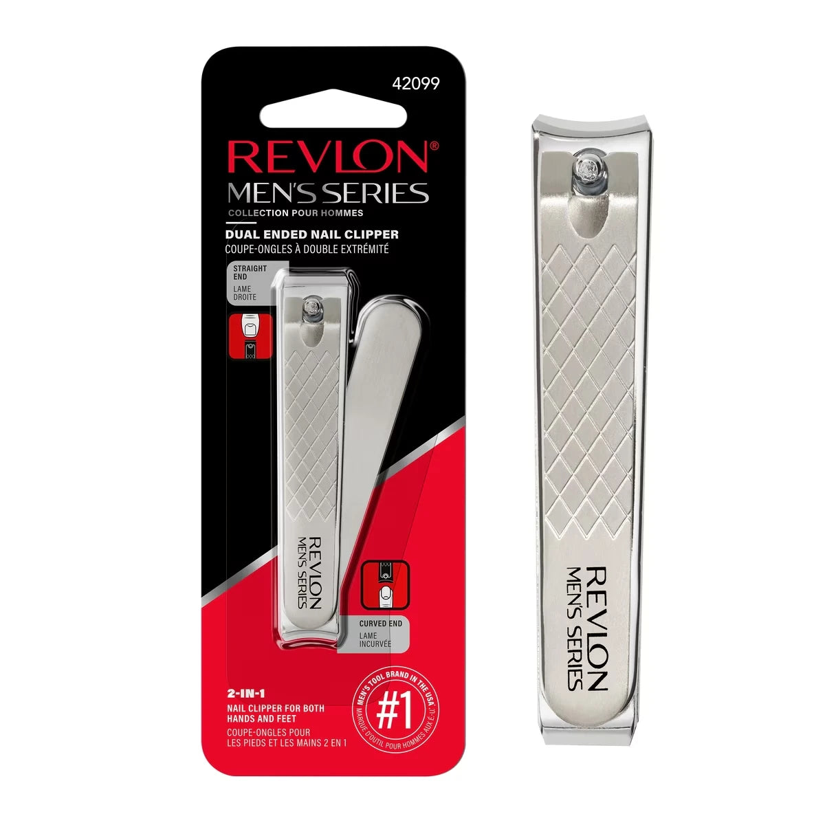 Cortaúñas Doble Punta Men's Series Revlon