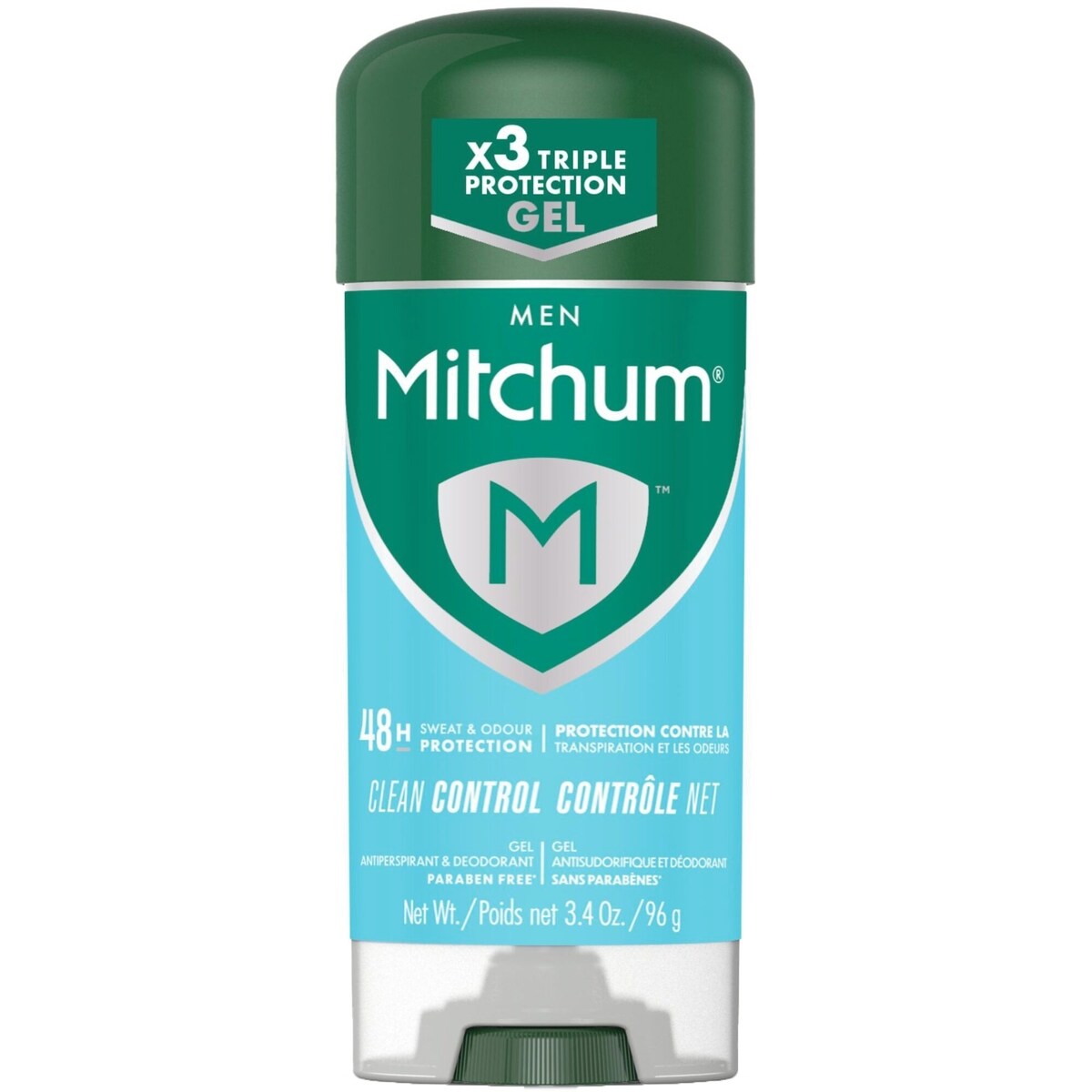 Antitranspirante y Desodorante en Gel para Hombre Control Limpio Mitchum