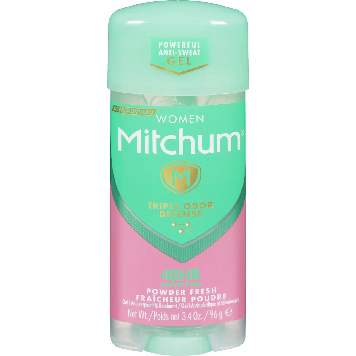 Antitranspirante y Desodorante en Gel para Mujer Frescura Polvo Mitchum