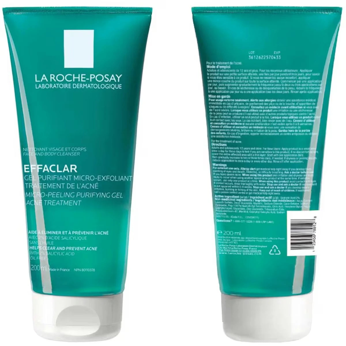 Limpiador Facial Effaclar Micro-Peeling Purificante La Roche-Posay