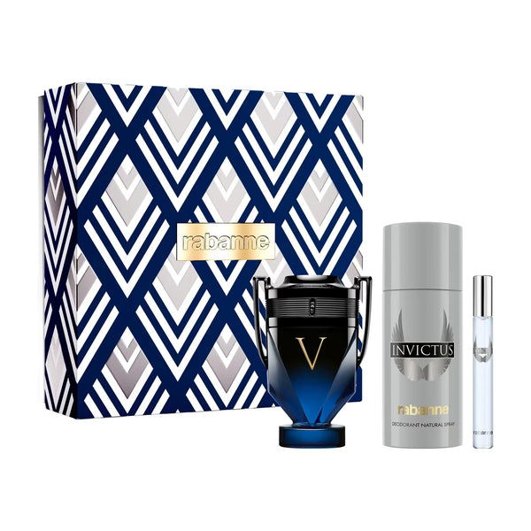 Set de Regalo Invictus Victory Elixir 3 Piezas Rabanne