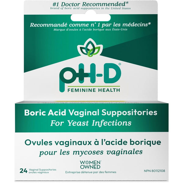 Óvulos Vaginales con Ácido Bórico pH-D