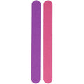 Limas de Manicura de Madera 12 cm 6 Moradas y 6 Rosadas Vitry
