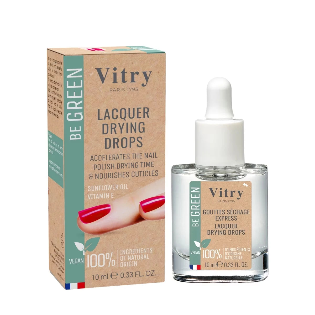 Gotas Secantes de Esmalte Be Green Vitry