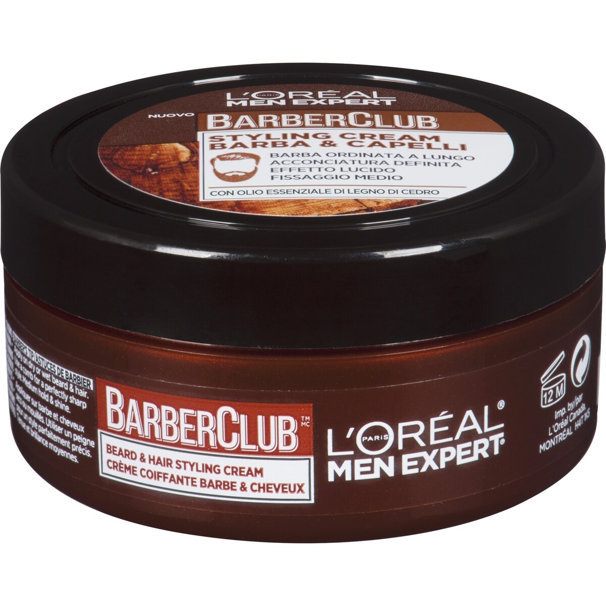 Crema Moldeadora para Barba y Cabello BarberClub L'Oréal Men Expert
