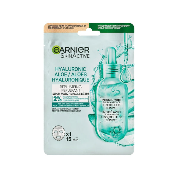 Sérum Facial Hyaluronic Aloe Replumping Mascarilla Garnier