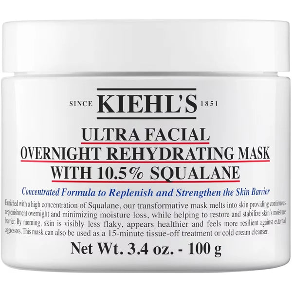 Mascarilla Facial de Noche Ultra Facial con Escualano Kiehl's