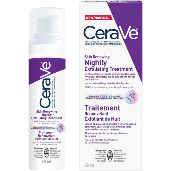 Tratamiento Exfoliante Nocturno Renovador de Piel CeraVe