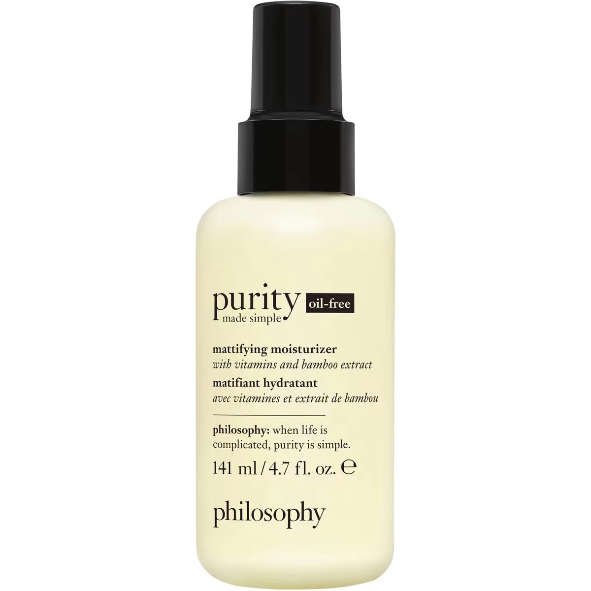 Hidratante Facial Purity Made Simple sin Aceite Philosophy