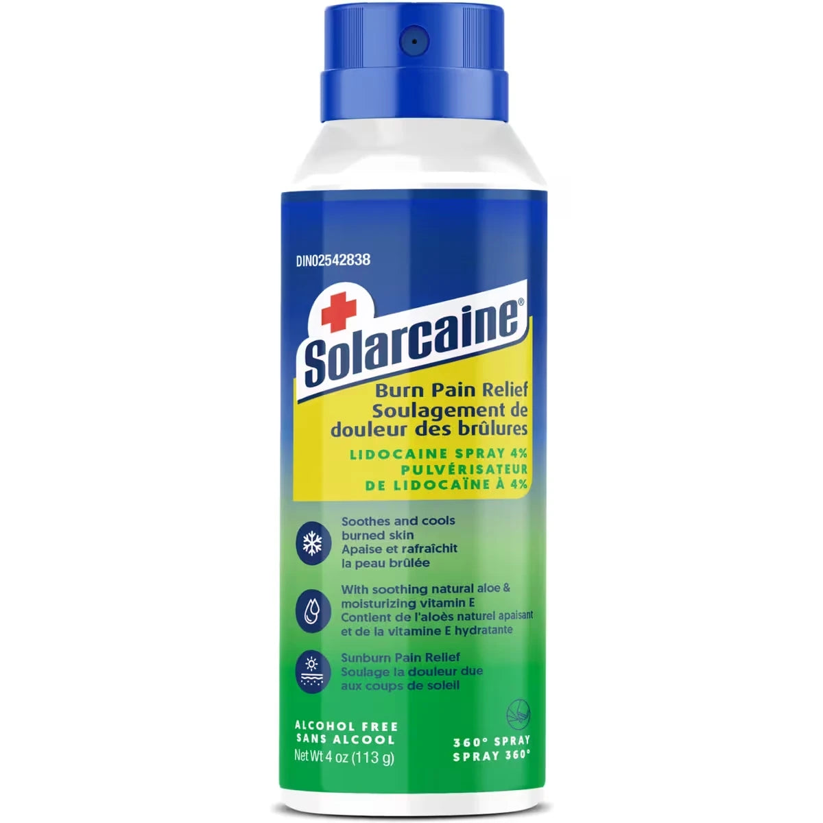 Aerosol de Lidocaína para Primeros Auxilios Solarcaine