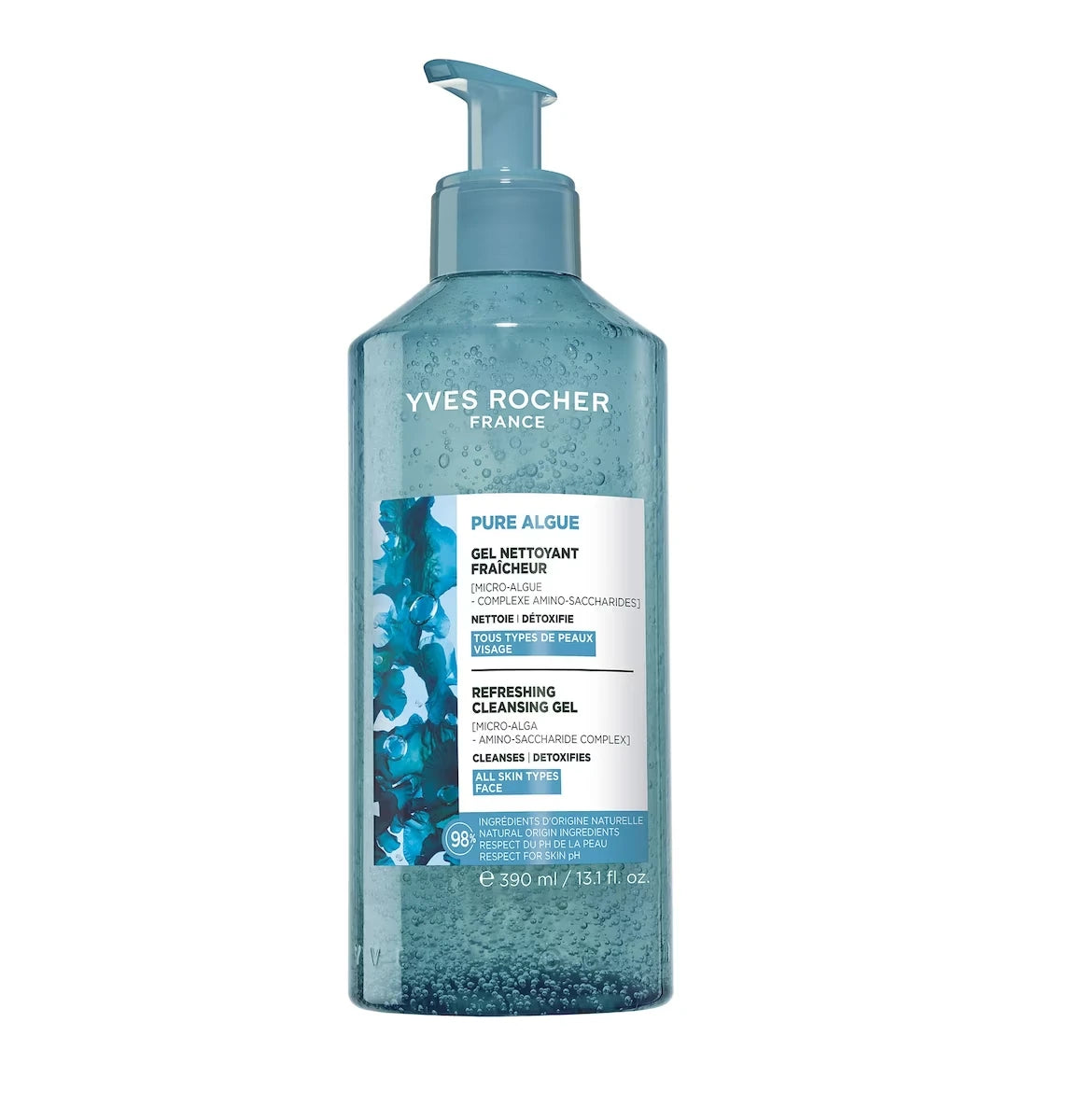 Gel Limpiador Facial Refrescante de Algas Yves Rocher