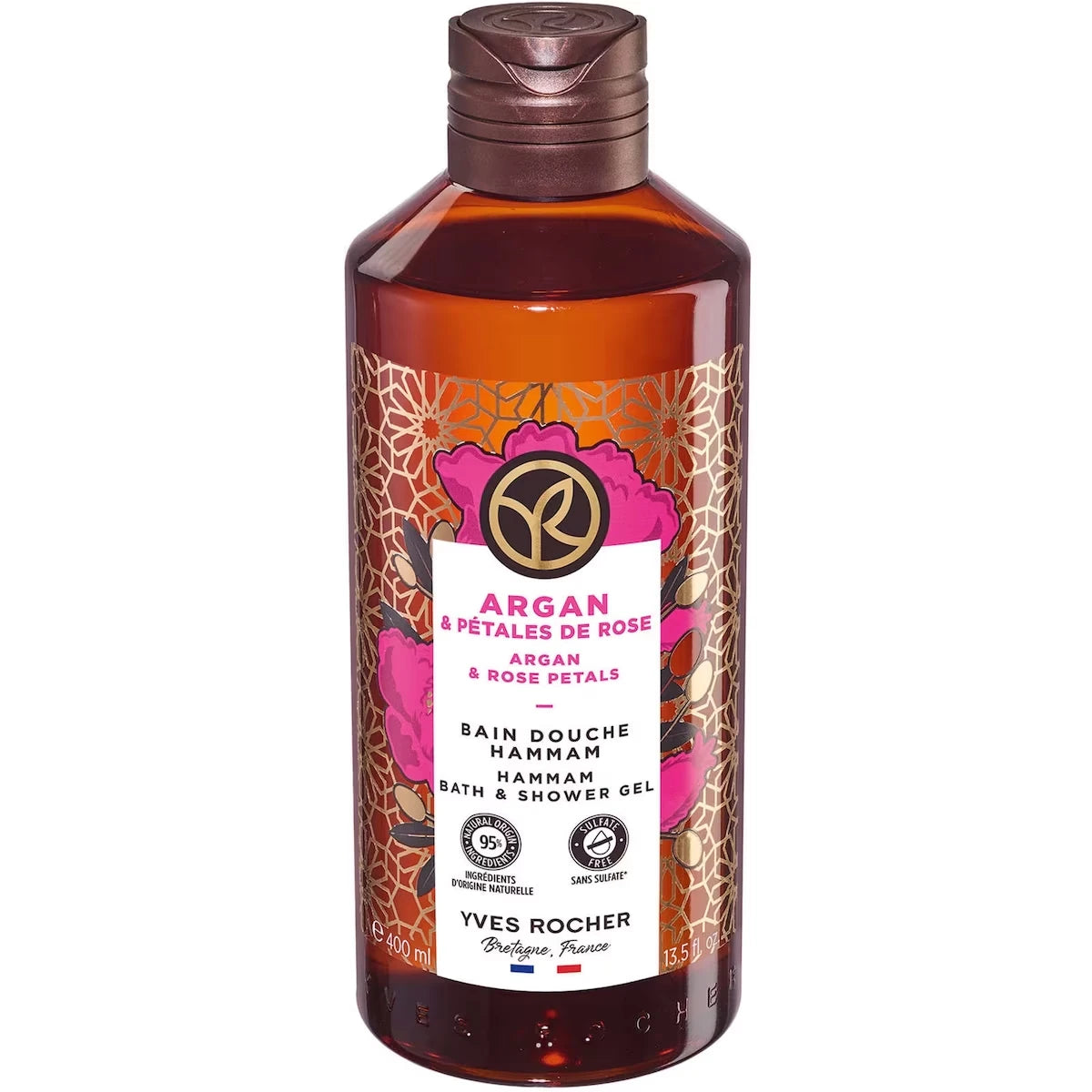 Gel de Ducha Hammam Argán y Pétalos de Rosa Yves Rocher