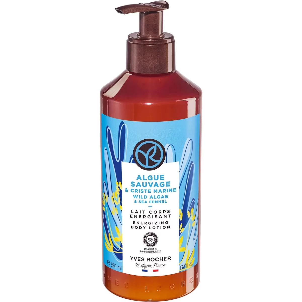 Loción Corporal Energizante Alga Silvestre e Hinojo Marino Yves Rocher