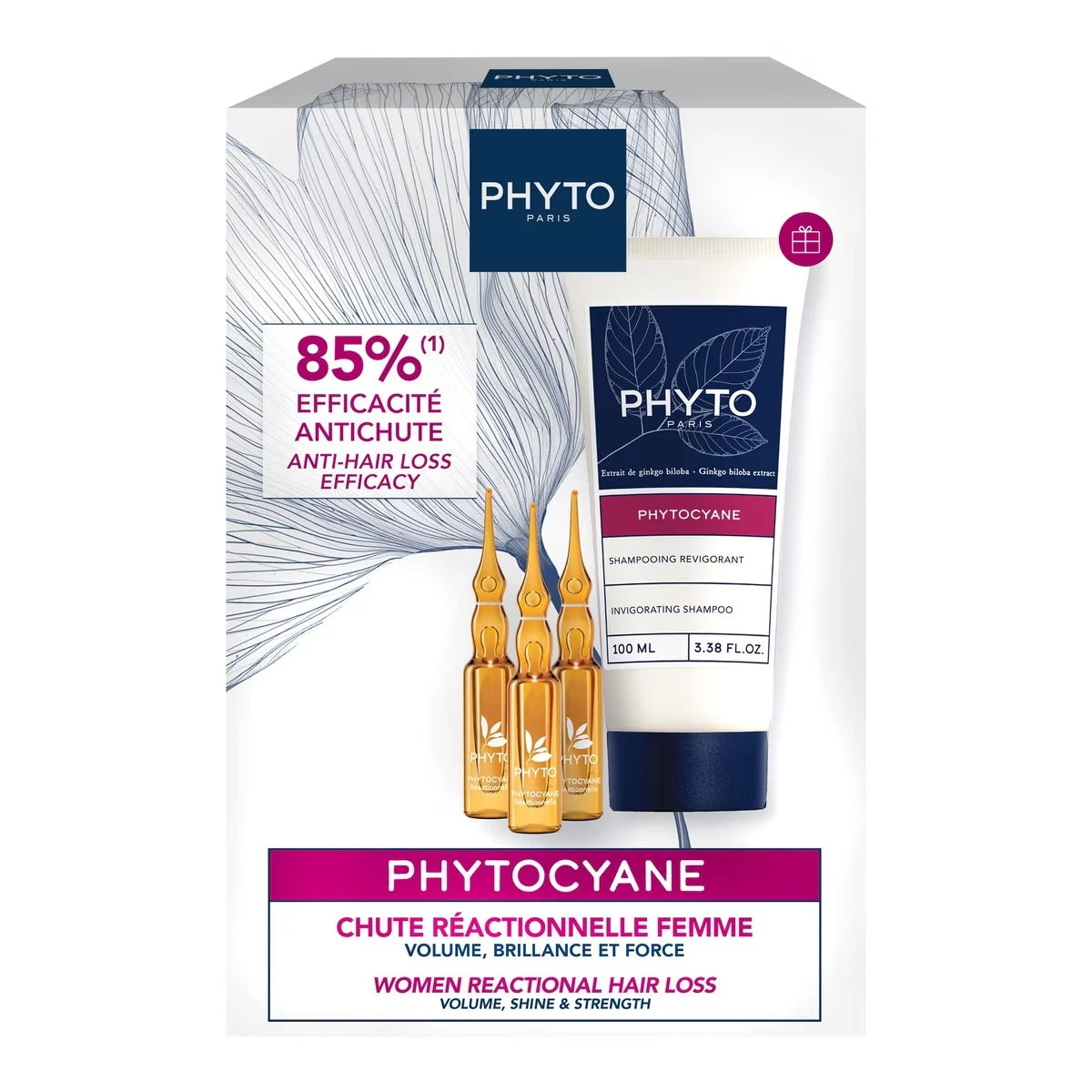 Set Capilar Phytocyane para Mujer Phyto Paris