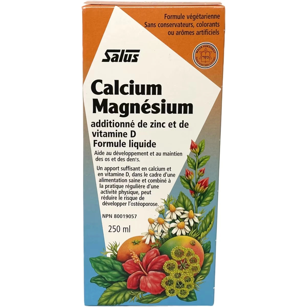 Suplemento Líquido de Calcio y Magnesio Salus Haus