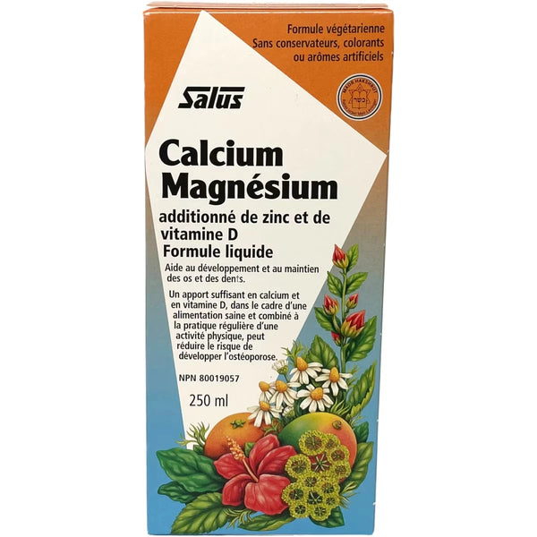 Suplemento Líquido de Calcio y Magnesio Salus Haus