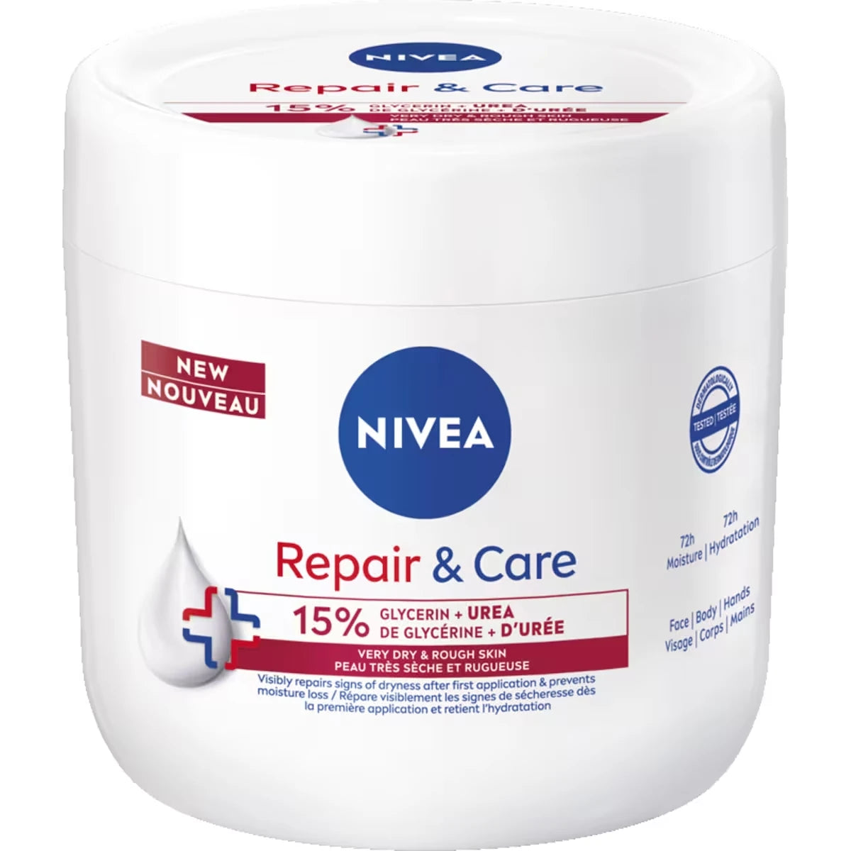 Crema Reparadora 15% Glicerina y Urea Piel Muy Seca Nivea