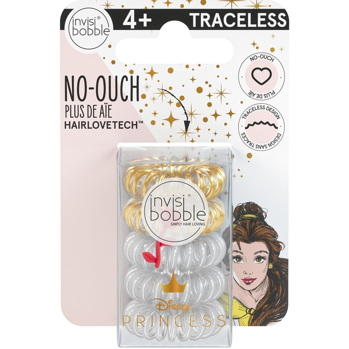 Coleteros Espiral Original Princesa Disney Bella Invisibobble