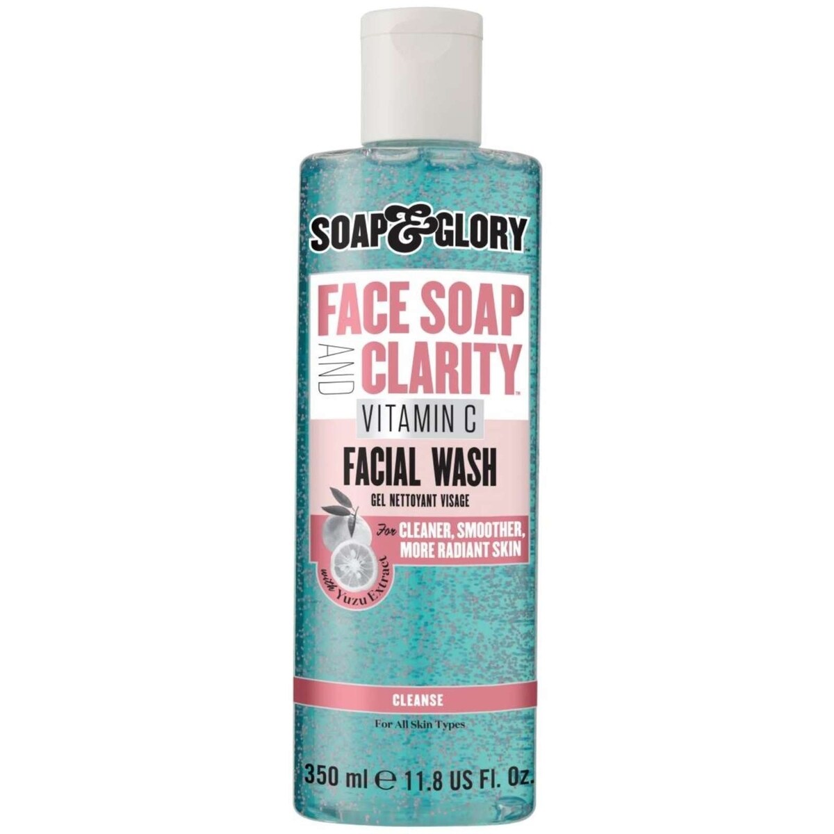 Jabón Face & Clarity Limpiador de Uso Diario 3 en 1 Soap & Glory