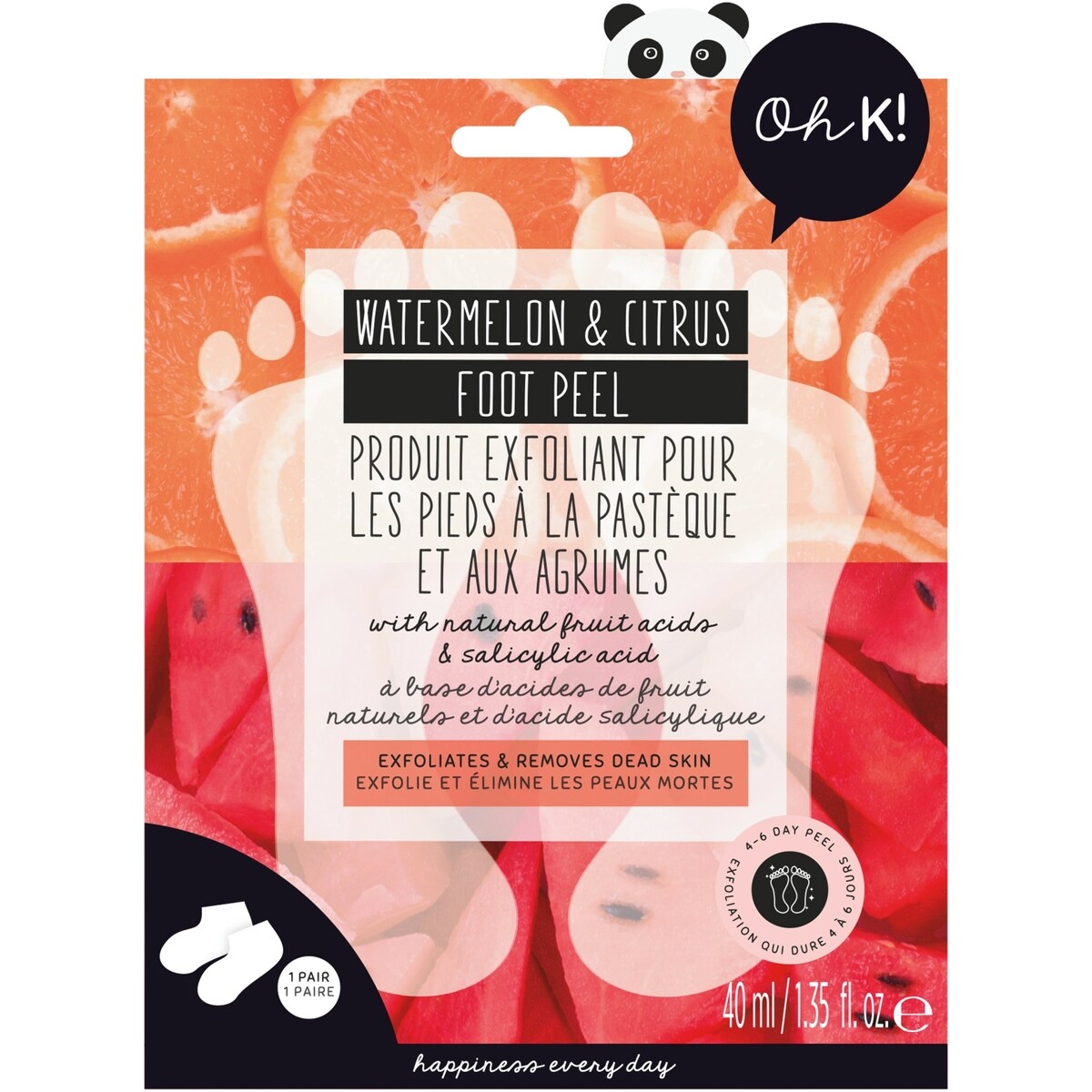 Exfoliante de Pies Sandía y Cítricos Oh K!