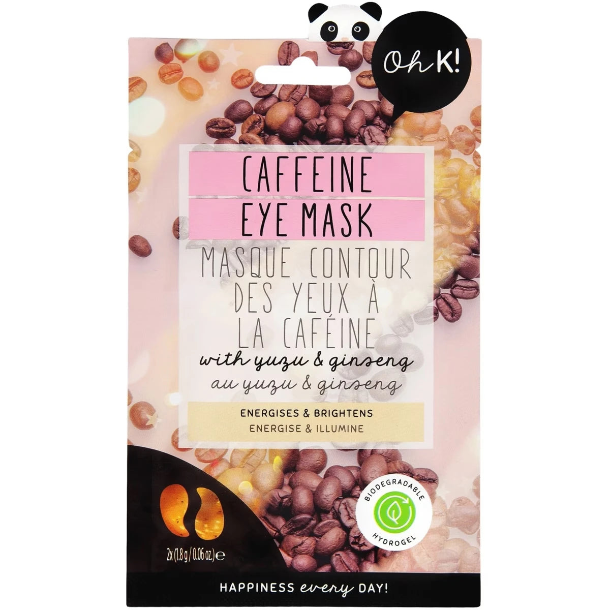 Contorno de Ojos Caffeine Eye Mascarilla Oh K!