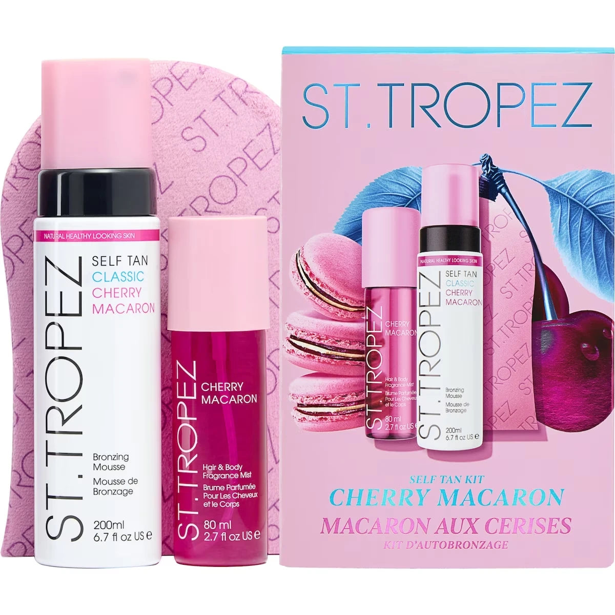 Set Macaron de Cerezas St. Tropez