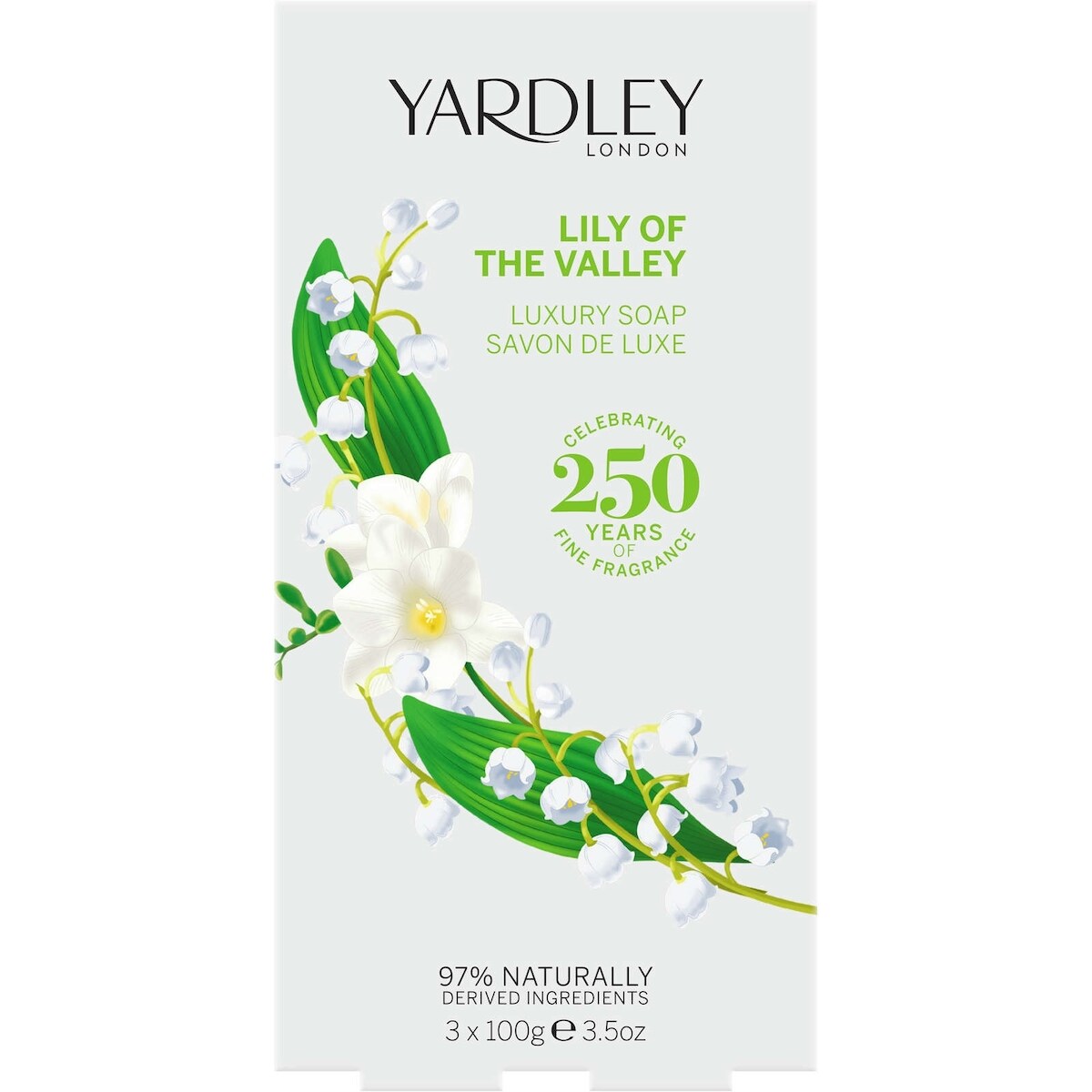 Trío de Jabones de Lujo Lirio de los Valles Yardley