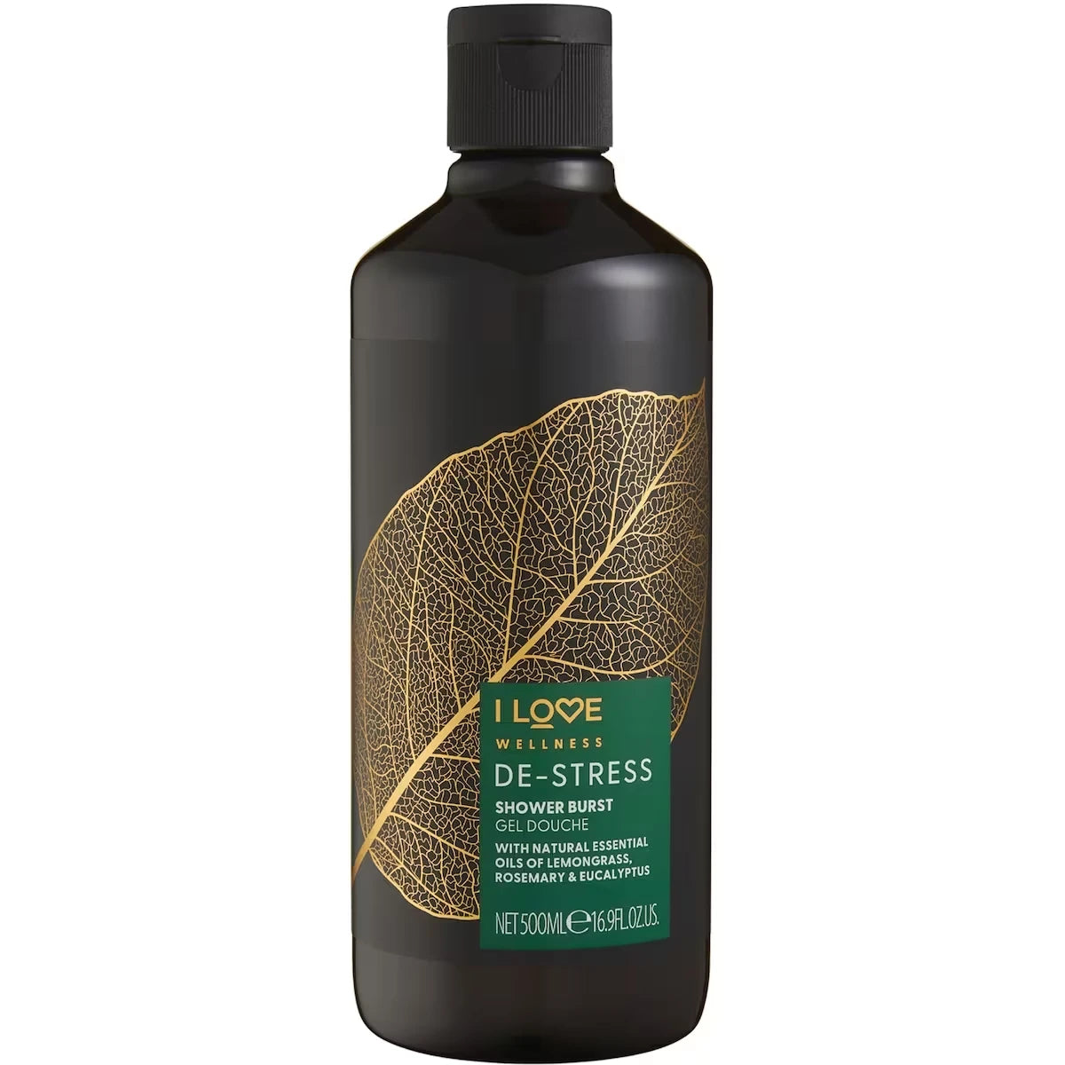 Gel de Ducha Limpiador para el Cuerpo Antiestrés y Bienestar I Love