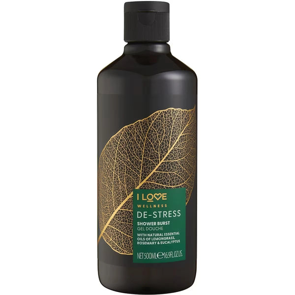 Gel de Ducha Limpiador para el Cuerpo Antiestrés y Bienestar I Love