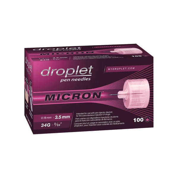 Agujas para Pluma de Insulina Micron Droplet