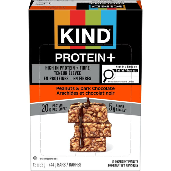 Barra de Proteína Maní y Chocolate Negro KIND
