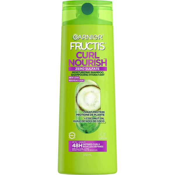 Shampoo Hidratante sin Sulfatos Curl Nourish 370 ml Garnier Fructis