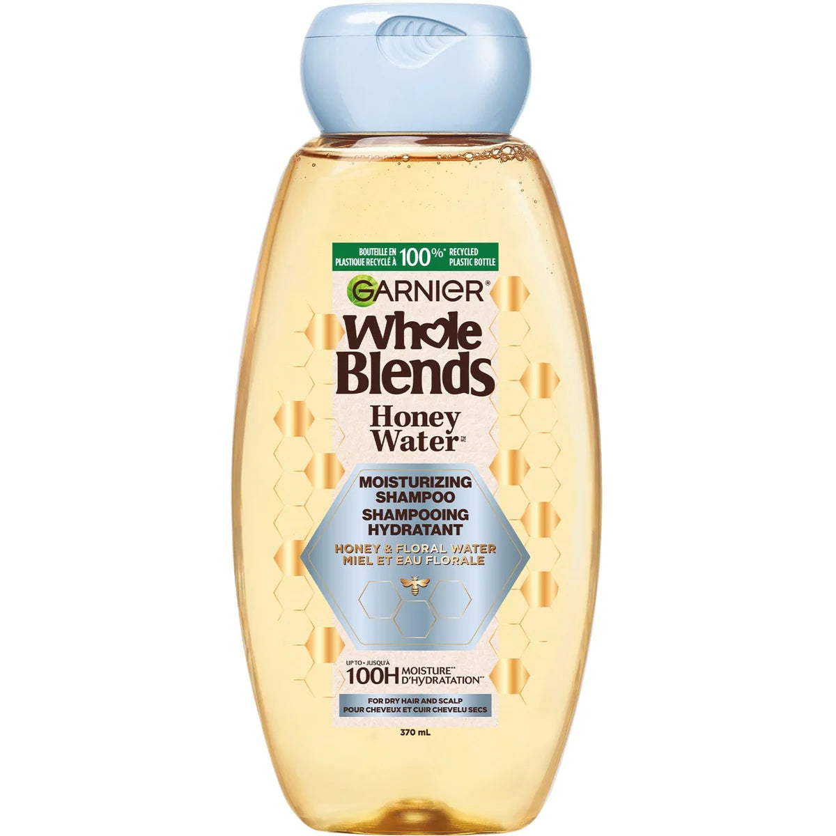 Shampoo Whole Blends Agua de Miel Hidratante para Cabello Garnier