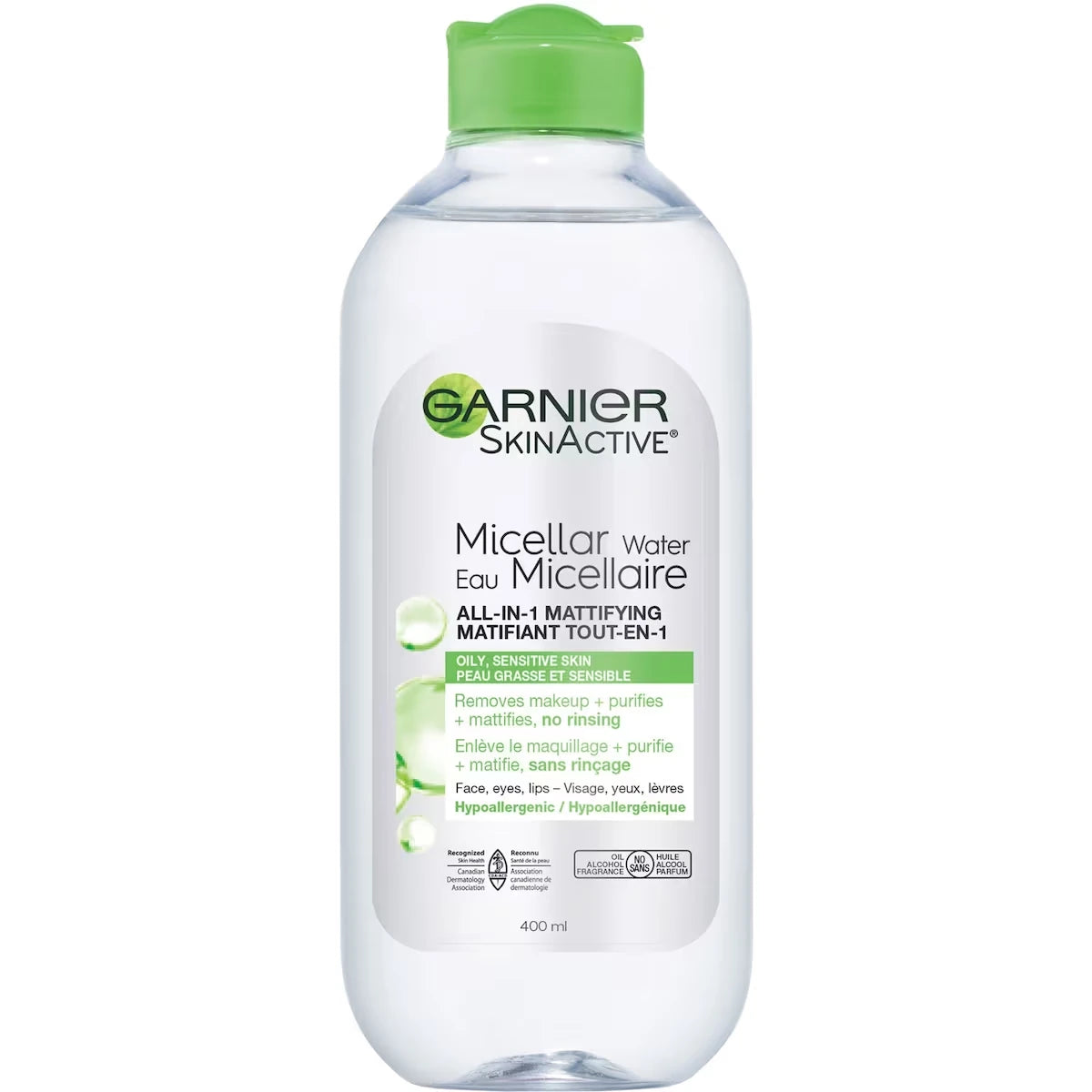 Agua Micelar SkinActive para Piel Grasa 400 ml Garnier
