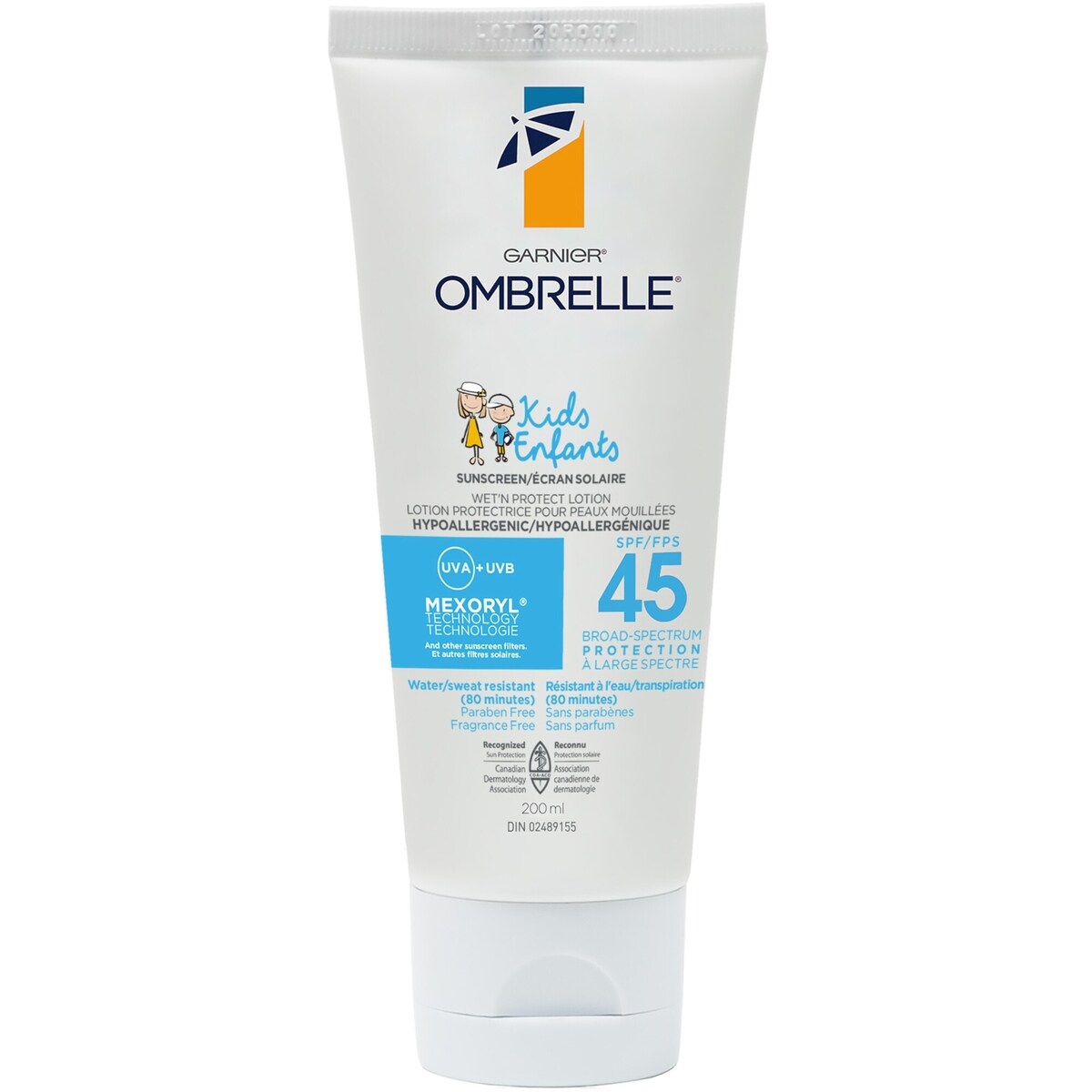 Protector Solar Niños en Crema Resistente al Agua Garnier