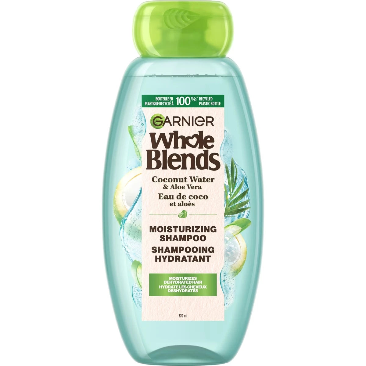 Shampoo Whole Blends Hidratante Agua de Coco y Aloe Garnier