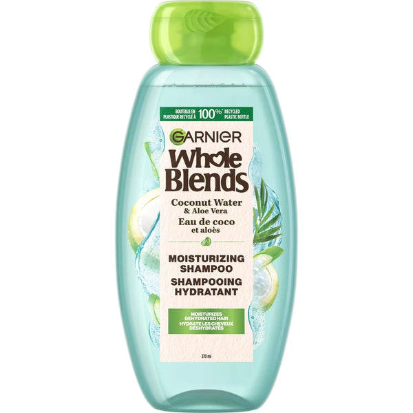 Shampoo Whole Blends Hidratante Agua de Coco y Aloe Garnier