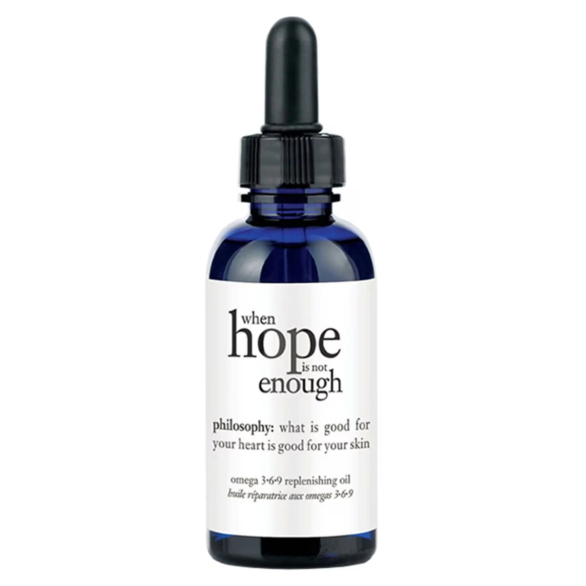 When Hope Is Not Enough Omega 3-6-9 Replenishing Aceite. Philosophy